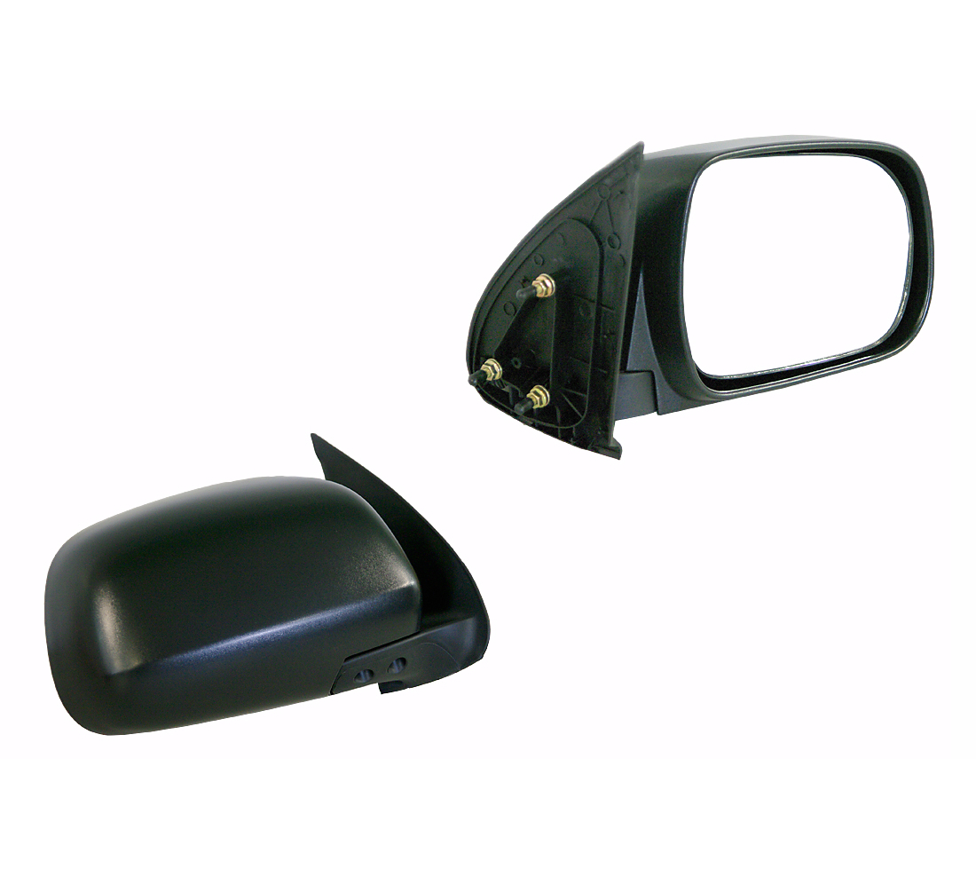 Toyota Hilux KUN/TGN/GGN 2005-2011 Manual Black Door Mirror Driver Side