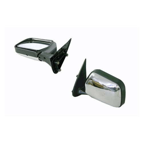 Door mirror for Toyota Hilux RN167 1997-2001 Manual Chrome/Black-LEFT